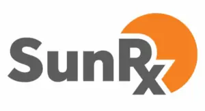 a logo that says SunRx