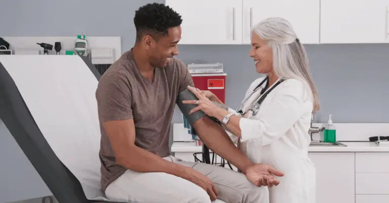 a doctor and patient