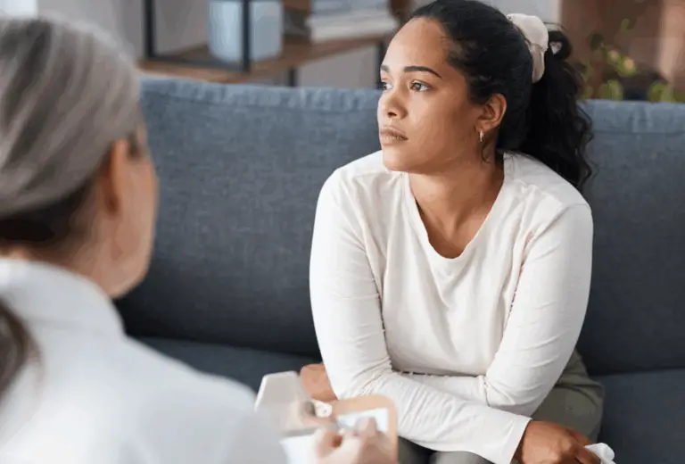 a patient in therapy