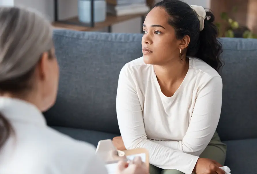 a patient in therapy