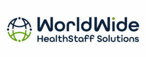 a logo that says WorldWide HealthStaff Solutions