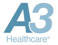 a logo that says A3 Healthcare