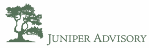 A logo that says juniper advisory
