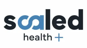 a logo that says scaled health +