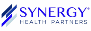 a logo that says synergy health partners