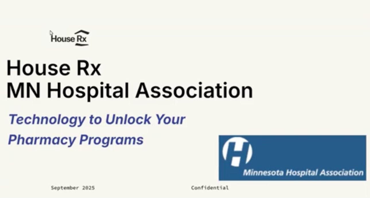 MHA Endorsed Expert Series: Technology to Optimize your Pharmacy Programs