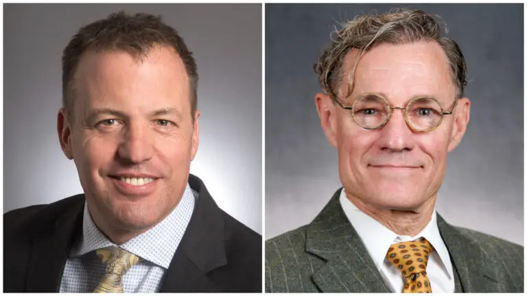 Side by side image of state Sen. Matt Klein and state Rep. Danny Nadeau.