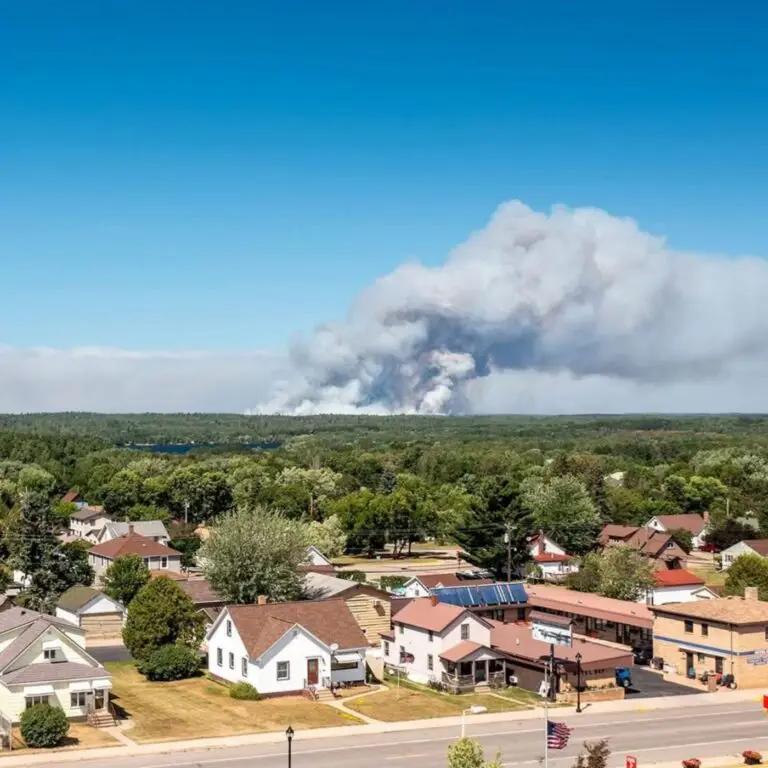 Ely MN during wildfires
